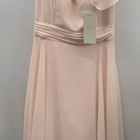 Gather & Gown Shelby Silhouette Soft Pink Formal Dress Size 10 NWT - Picture 2 of 7